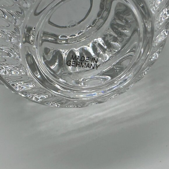 Vintage Crystal Egg Shaped Paperweight By Franklin Mint 1988 Made In Germany - Picture 5 of 11